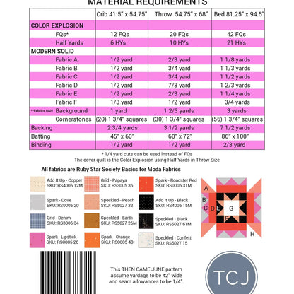 Nova Star Quilt (Paper Pattern) by Then Came June