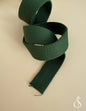 1" Wide Cotton Webbing in Forest by Minki Kim