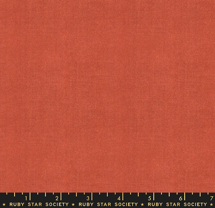 Warp and Weft Wovens Cross Weave (Persimmon) | Alexia Abegg for Ruby Star Society Fabric