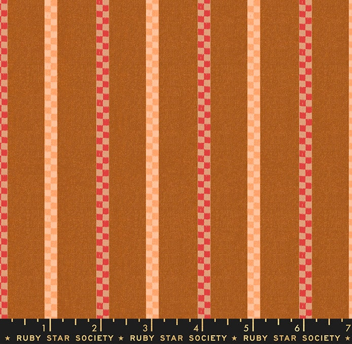 Warp and Weft Wovens "Matinee" in Earth by Alexia Abegg for Ruby Star Society Fabric