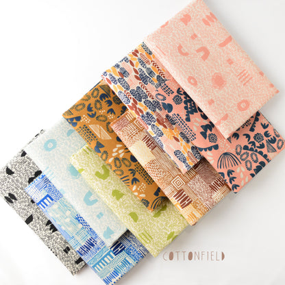 Homestead Pond in Harvest by Cotton + Steel Fabric