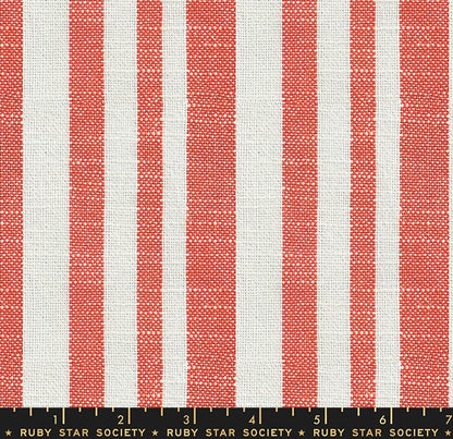 Heirloom Warp and Weft Wovens (Persimmon Chorecoat) | Ruby Star Society Fabric