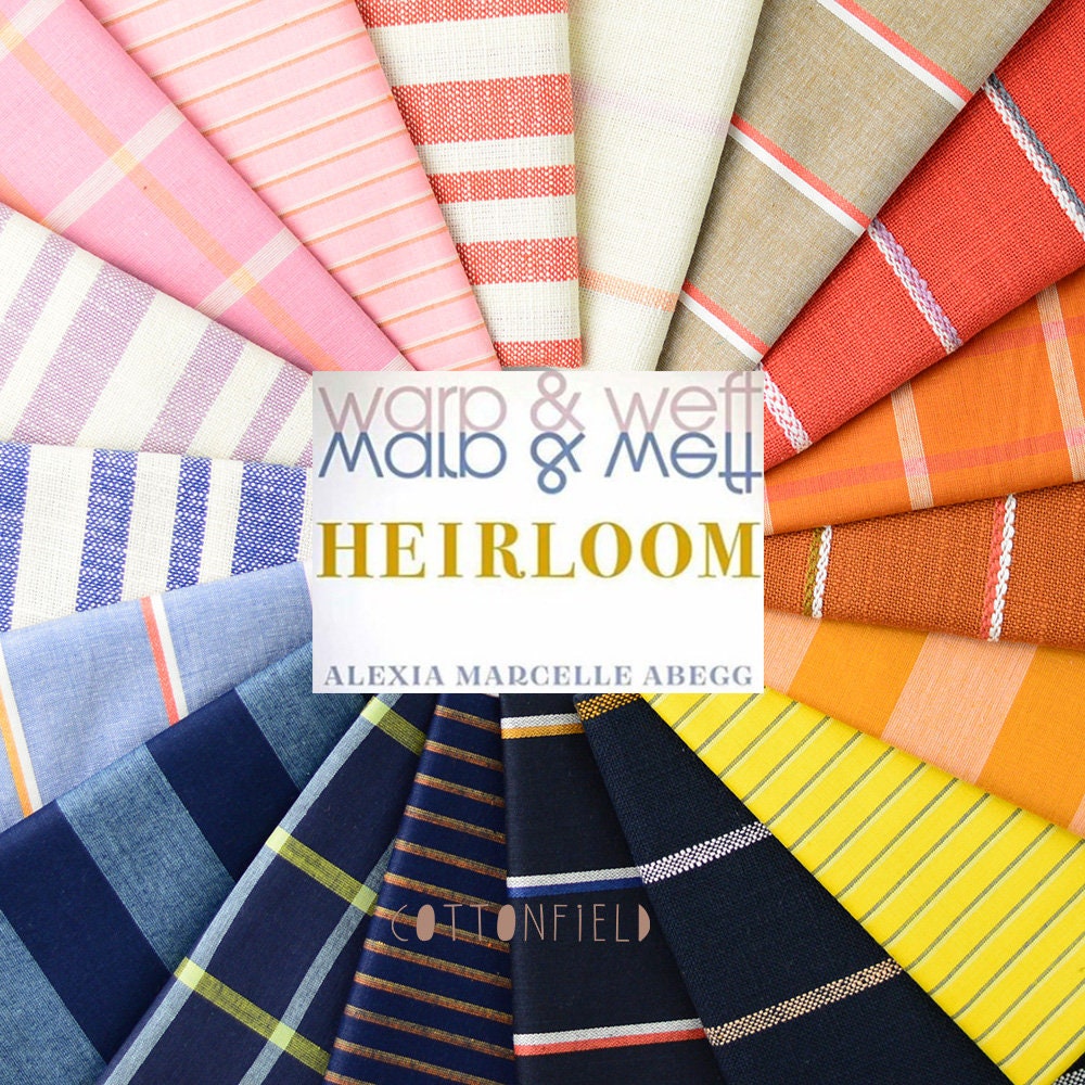 Heirloom Warp and Weft Wovens (Persimmon Chorecoat) | Ruby Star Society Fabric