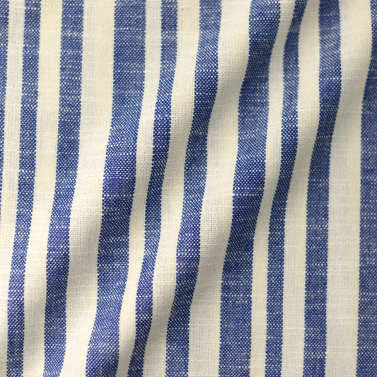 Heirloom Warp and Weft Wovens in Bluebell Chorecoat by Ruby Star Society Fabric