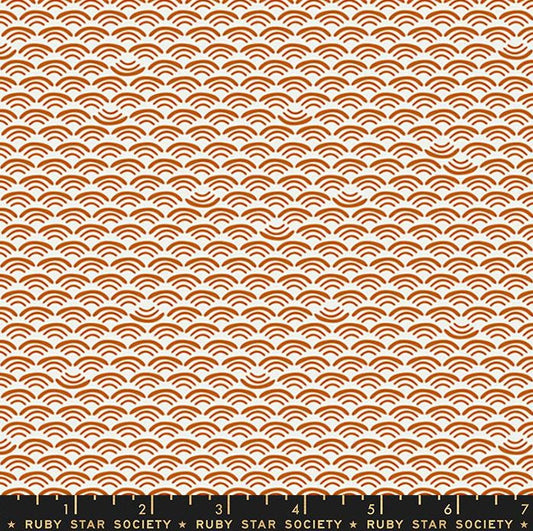 Koi Pond Smile And Wave in Saddle by Ruby Star Society Fabric