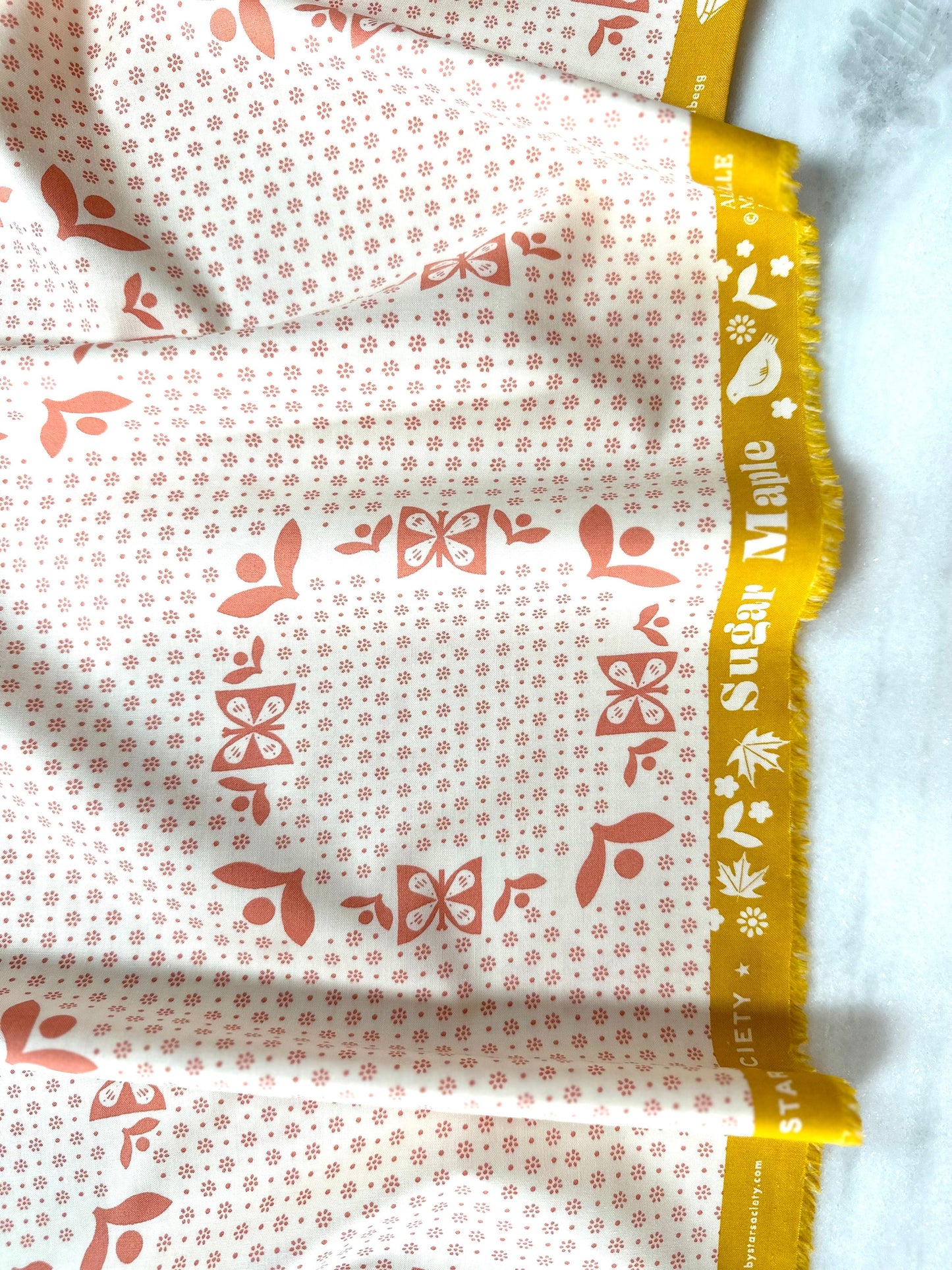 Sugar Maple in Melon by Ruby Star Society Fabric