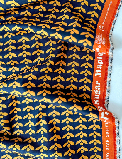 Sugar Maple "Bud" in Navy by Ruby Star Society Fabric