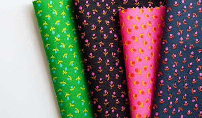 Catnap “Sprout” in Black by Ruby Star Society Fabric