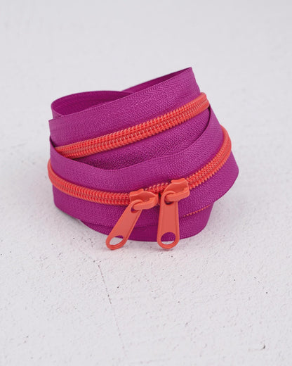 Zipper in Grape Slushy by Renaissance Ribbons
