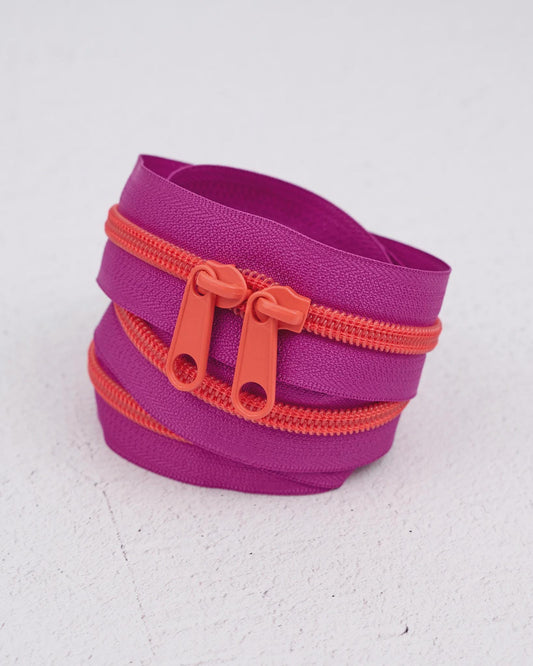 Zipper in Grape Slushy by Renaissance Ribbons