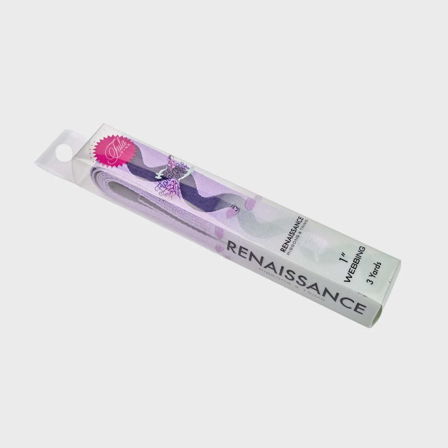 1" Lil Squiggle Webbing 3 Yards | Ultraviolet | Renaissance Ribbons