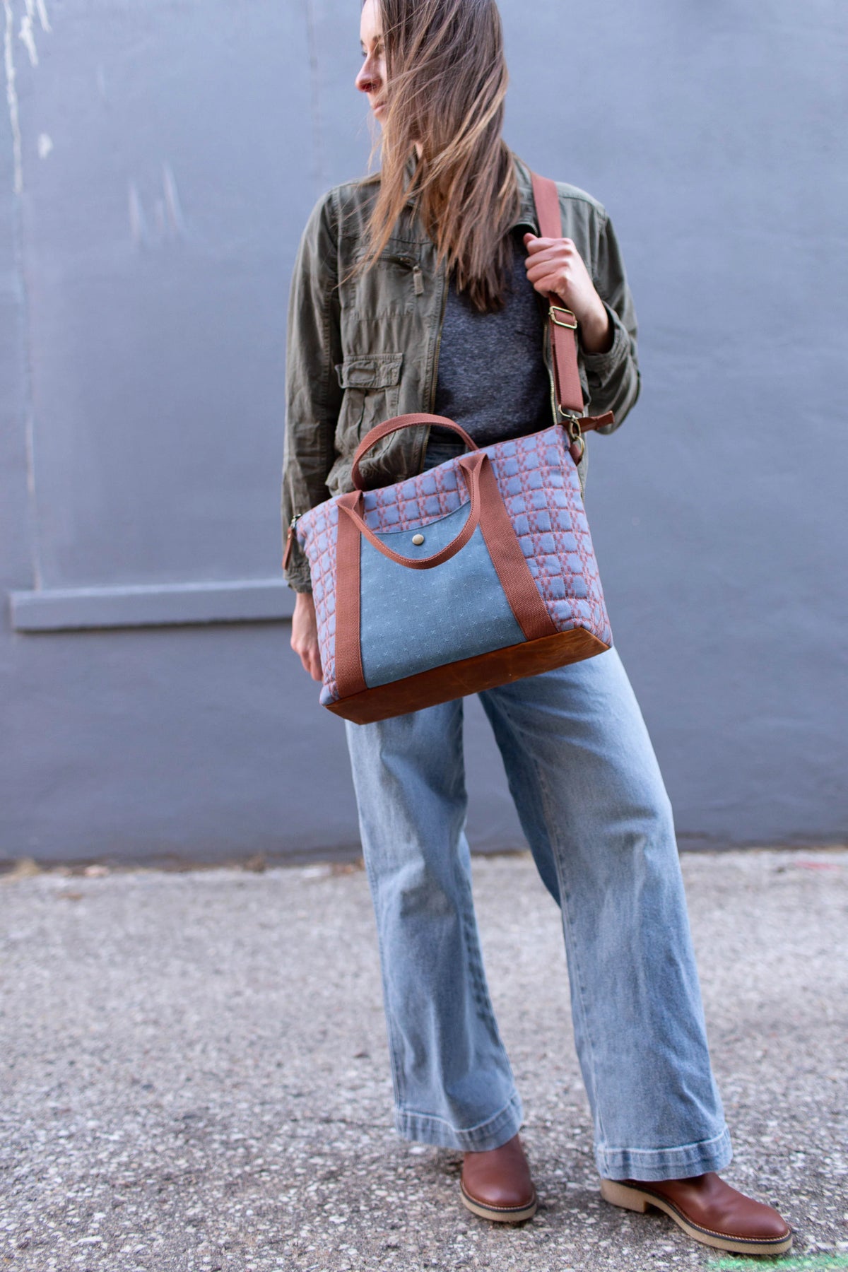 Oxbow Tote (Paper Pattern) by Noodlehead
