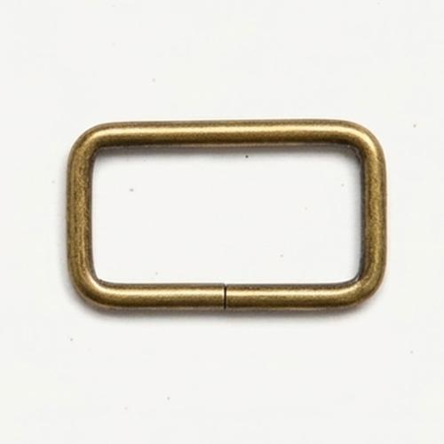 1.5" Rectangle Ring in Antique Gold by Stitch Supply