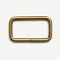 1" Rectangle Ring in Antique Gold by Stitch Supply