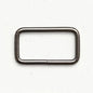 1.5" Rectangle Ring in Gunmetal by Stitch Supply