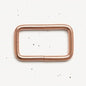 1" Rectangle Ring in Rose Gold by Stitch Supply