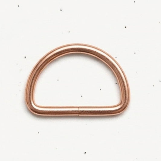 1.5" D Ring Rose Gold SSCH187 Stitch Supply#1